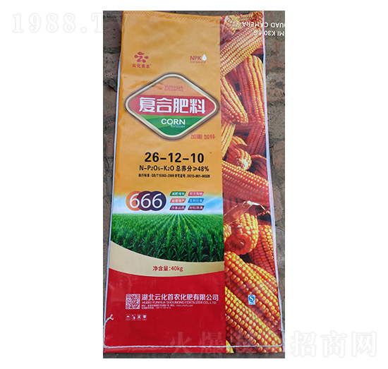 加硼加鋅復(fù)合肥料26-12-10-云化首農(nóng)