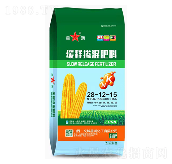 緩釋摻混肥料28-12-15-星潤化工