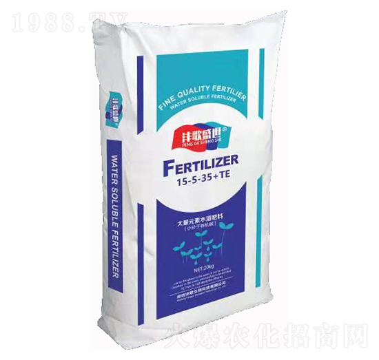 大量元素水溶肥15-5-35+TE-灃歌生物