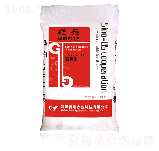 高鉀型大量元素水溶肥17-9-34+TE-維樂(lè)-美瑞農(nóng)業(yè)