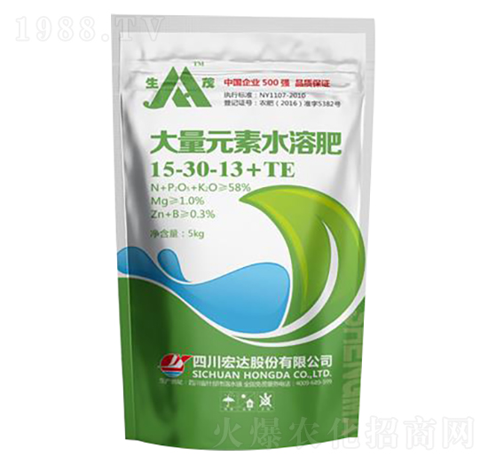 ��΢��Ԫ���ʹ���Ԫ��ˮ�ܷ�15-30-13+TE-��ï-���_�ɷ�