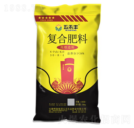 高塔造粒復(fù)合肥料30-0-4-輝隆-五禾生態(tài)