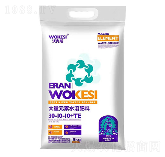 大量元素水溶肥料30-10-10+TE-前沿肥業(yè)