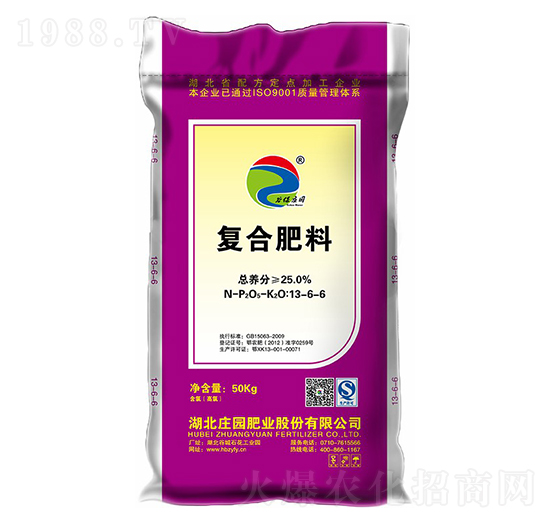 25%復(fù)合肥料13-6-6-谷保莊園