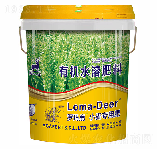 小麥專用有機水溶肥料-羅瑪鹿-海鯨