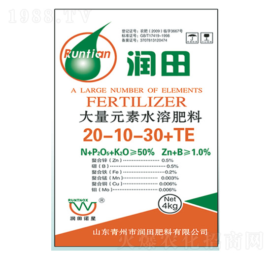 ����Ԫ��ˮ�ܷ���20-10-30+TE-�������