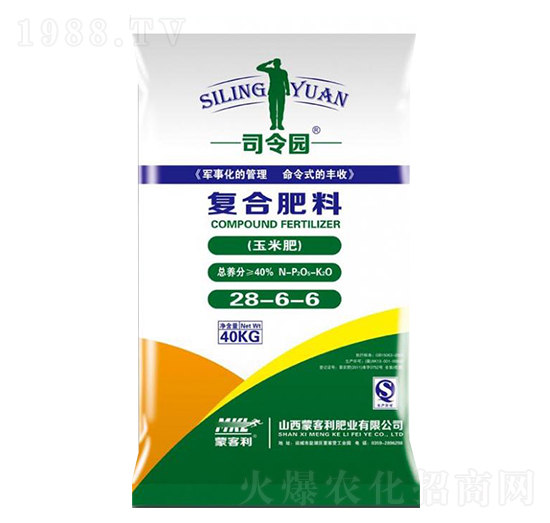 玉米專用復(fù)合肥料28-6-6-司令園-蒙客利