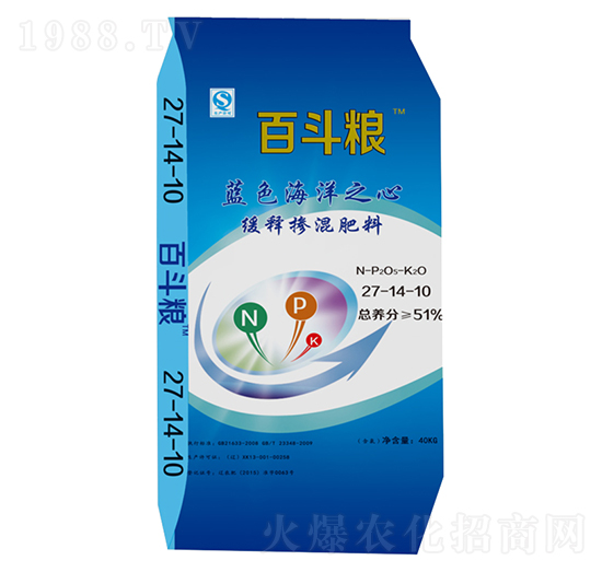 緩釋摻混肥料27-14-10-百斗糧-大葉農(nóng)業(yè)