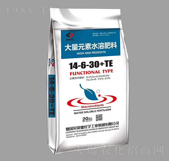 20kg����Ԫ��ˮ�ܷ���14-6-30+TE-��֪�r(n��ng)-���ֶ��r(n��ng)�I(y��)