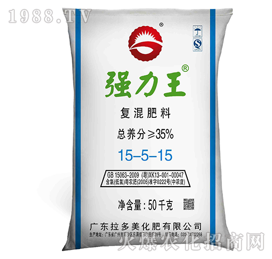 復(fù)混肥料-強(qiáng)力王（15-5-15）-拉多美化肥
