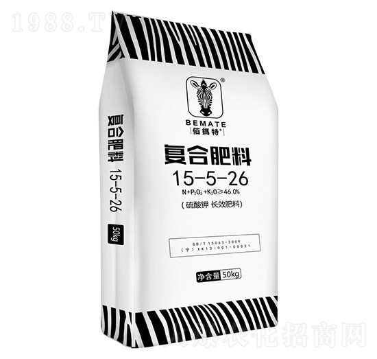 硫酸鉀長效復(fù)合肥料15-5-26-佰鎷特-云天化農(nóng)資