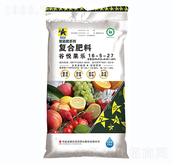 復合肥料16-5-27-谷悅果樂-紅四方