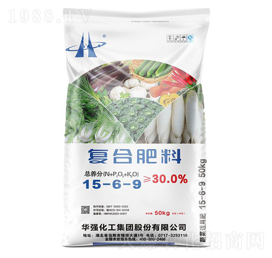 50kg復(fù)合肥料15-6-9-余華強(qiáng)-華強(qiáng)化工集團(tuán)