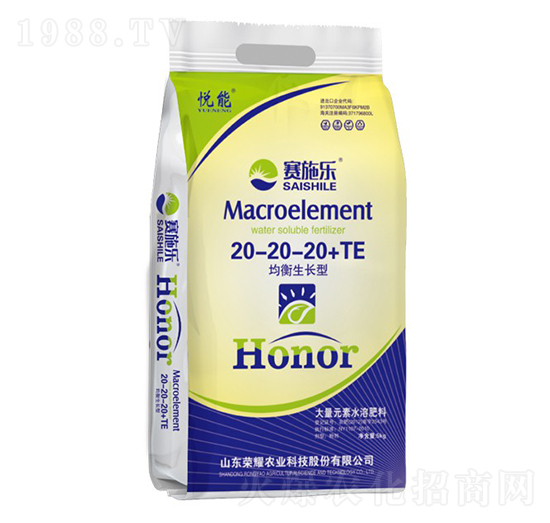 �������L(zh��ng)�ʹ���Ԫ��ˮ�ܷ�20-20-20+TE-����-�sҫ�r(n��ng)�I(y��)