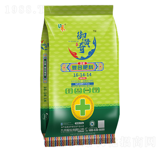 含菌復合肥料16-14-14-御黃奇-九禾