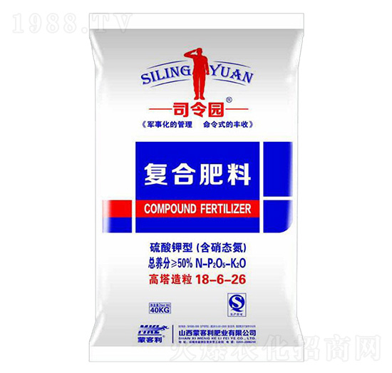 硫酸鉀型復(fù)合肥料18-6-26-司令園-蒙客利肥業(yè)