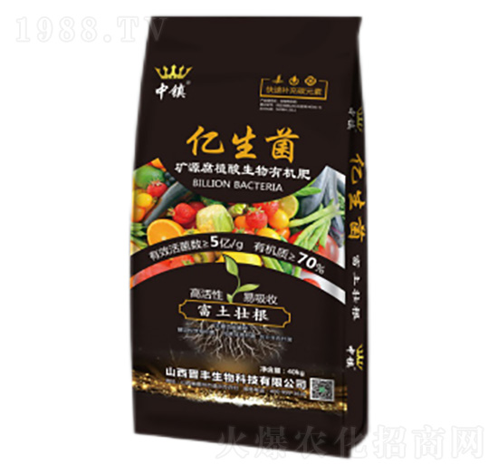 礦源腐植酸生物有機肥-億生菌-中鎮(zhèn)-晉豐生物