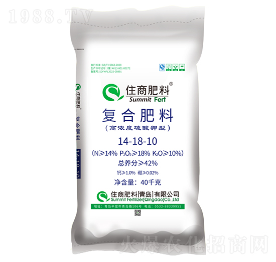 硫酸鉀型復(fù)合肥料14-18-10-住商肥料