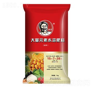 1kg大量元素水溶肥料15-7-38+TE-施可豐
