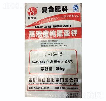 高濃度純硫酸鉀復(fù)合肥料15-15-15-愛爾斯生物