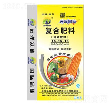 純硫酸鉀復(fù)合肥料15-15-15-遠洋眾德