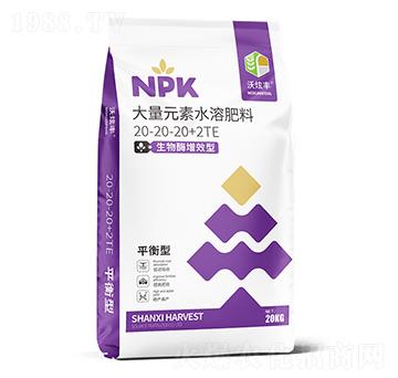 生物酶增效型平衡型大量元素水溶肥料20-20-20+2TE-沃炫豐-蒙客利肥業(yè)