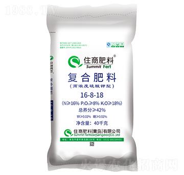 硫酸鉀型復(fù)合肥料16-8-18-住商肥料